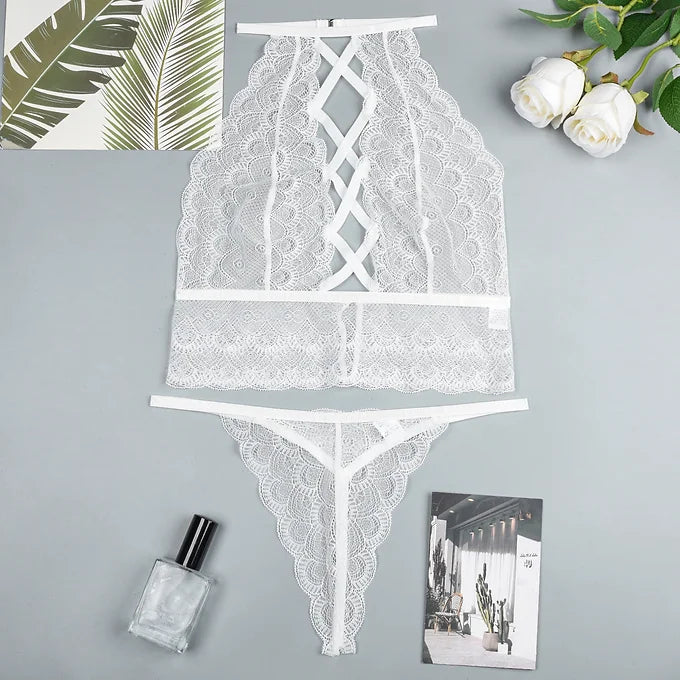 Thin Lace Sexy  Hollow Out 2 PCS